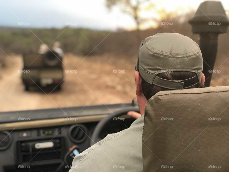 Driver in Kruger national Park