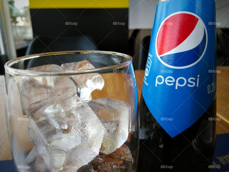 Pepsi on the rocks