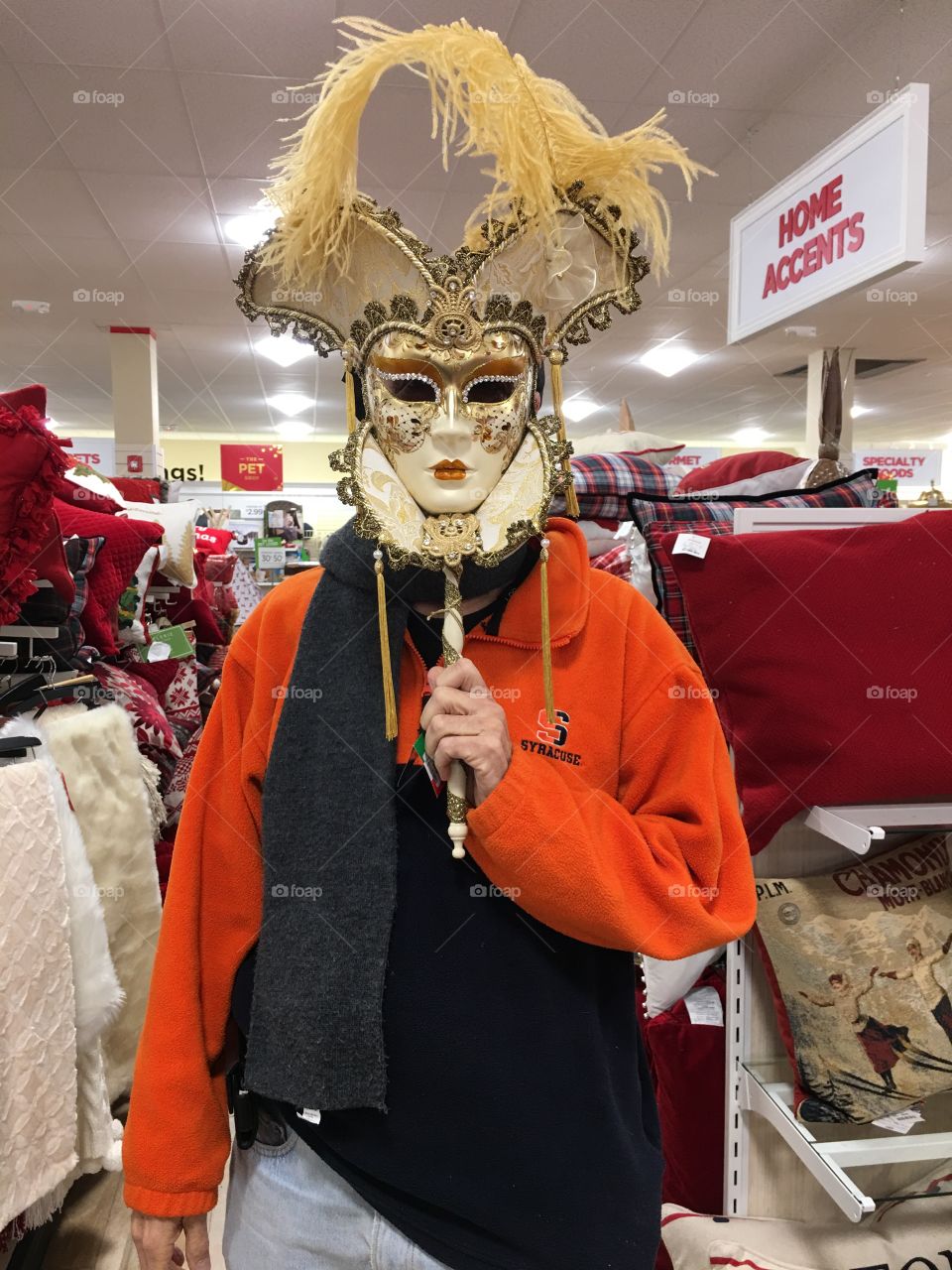 New Orleans festival mask