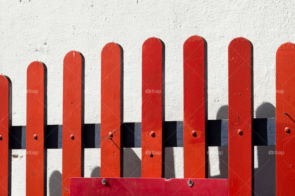 red fence
