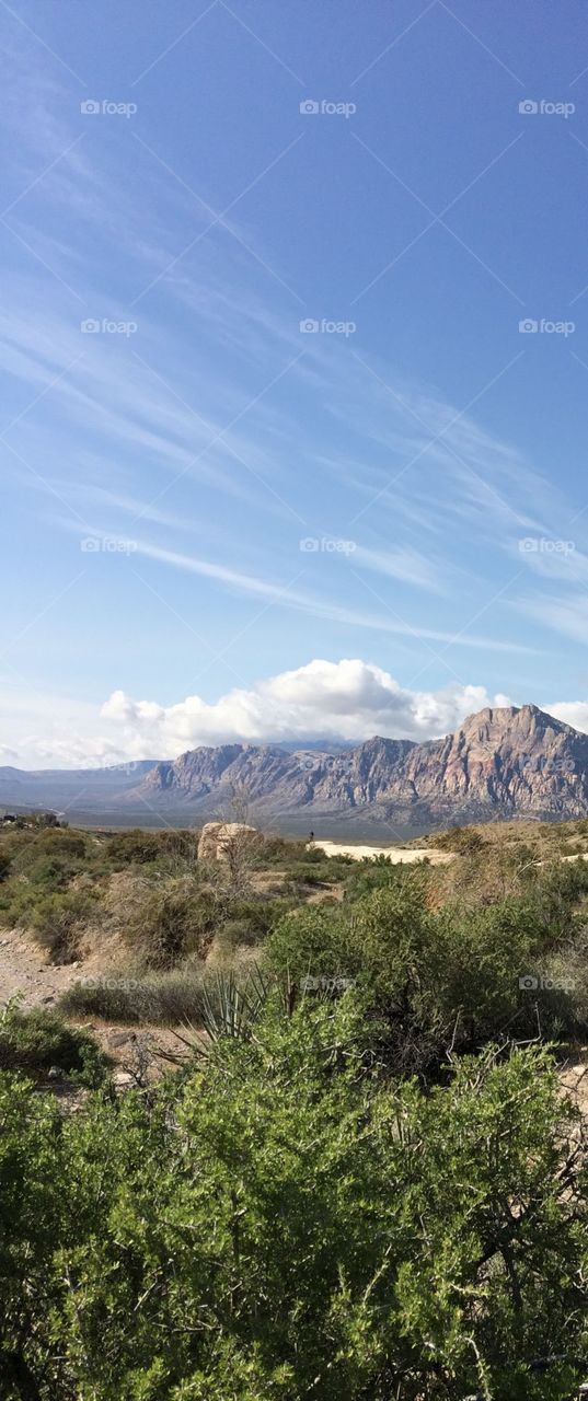 Foto tomada en red rock canyon Las Vegas 