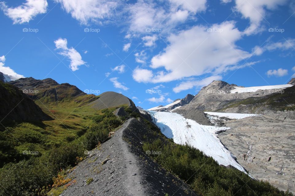 Worthington glacier trail, Thompson Pass Richardson Hwy Alaska