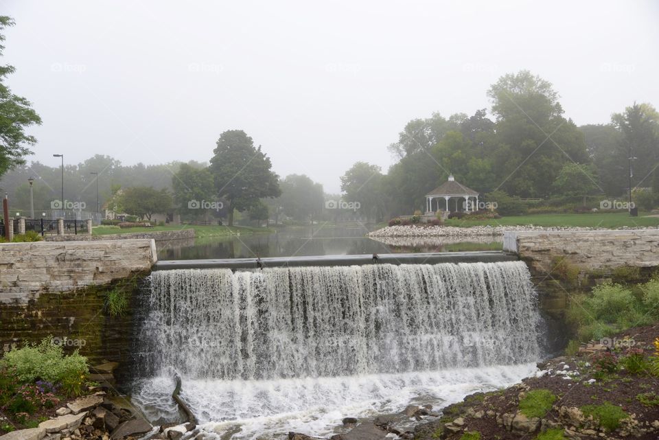 Fog in falls