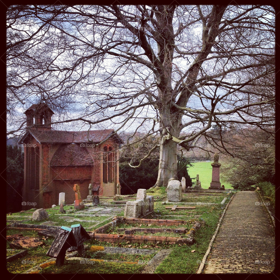 Graveyard in Surrey