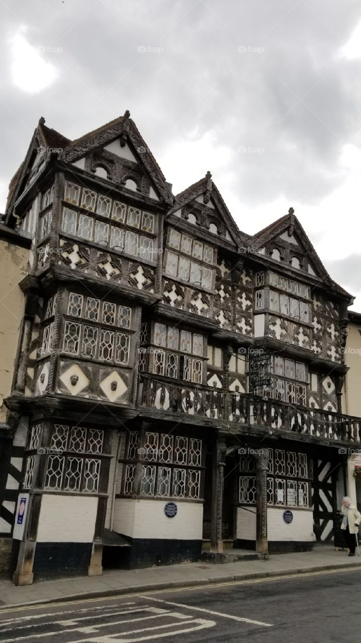 Tudor building in England,  so classic looking