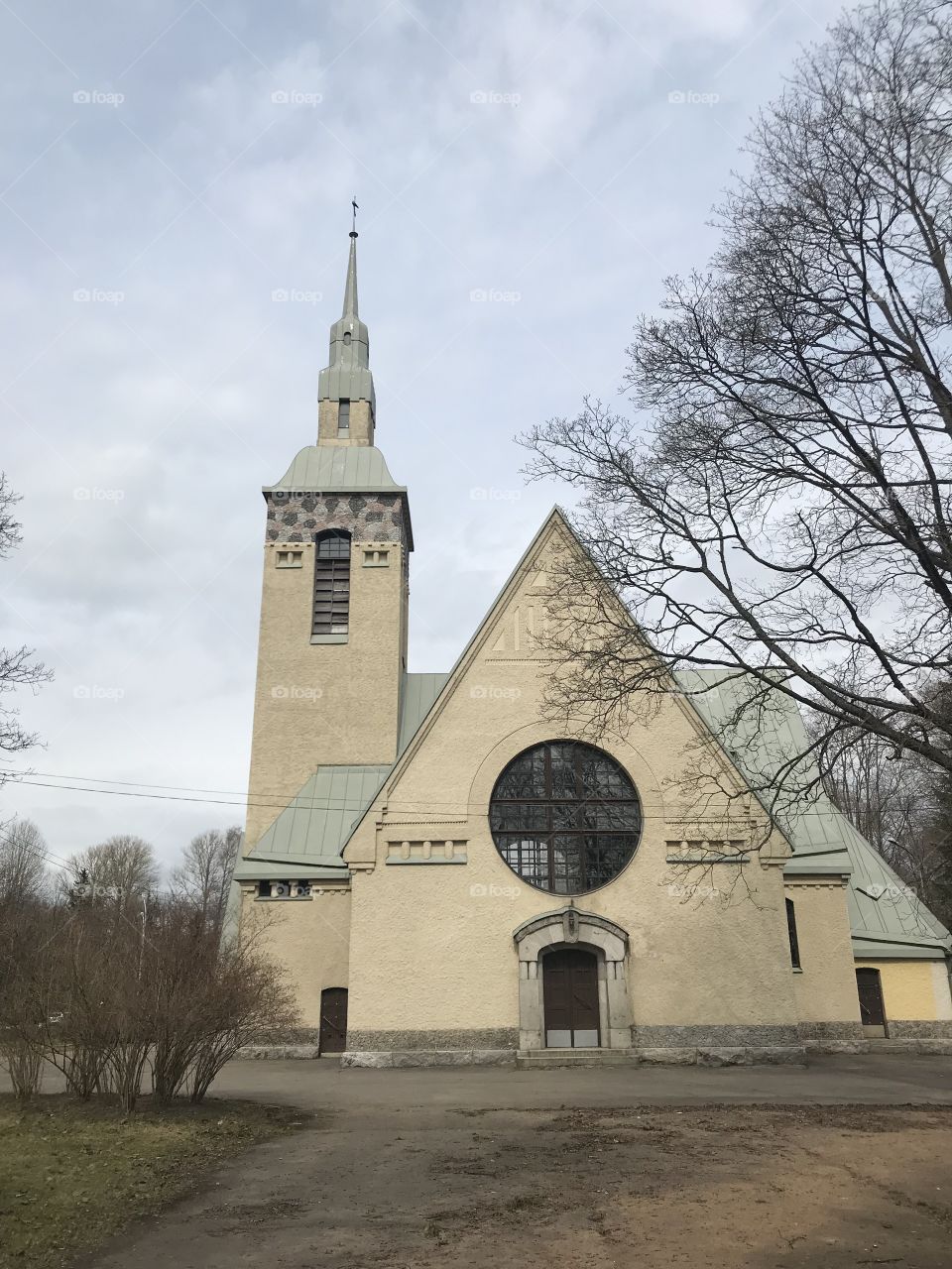 The Church of the Transfiguration of the Lord - Evangelic Lutheran Church in Zelenogorsk, built according to the project of Josef Stenbeck in 1907-1908. It is under the jurisdiction of the Church of Ingria.
