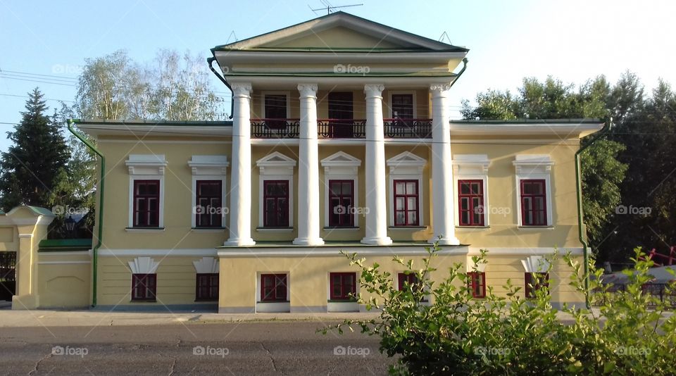 Autumn in Siberia. Yeniseisk.Russia. Autumn walk.