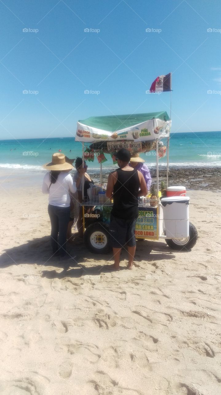 Beach Vendor, Rocky Point, Mexico