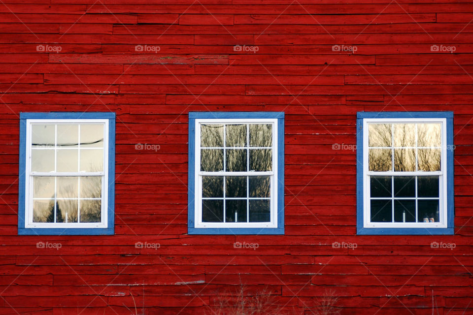 blue red wood windows by cdnrebel1