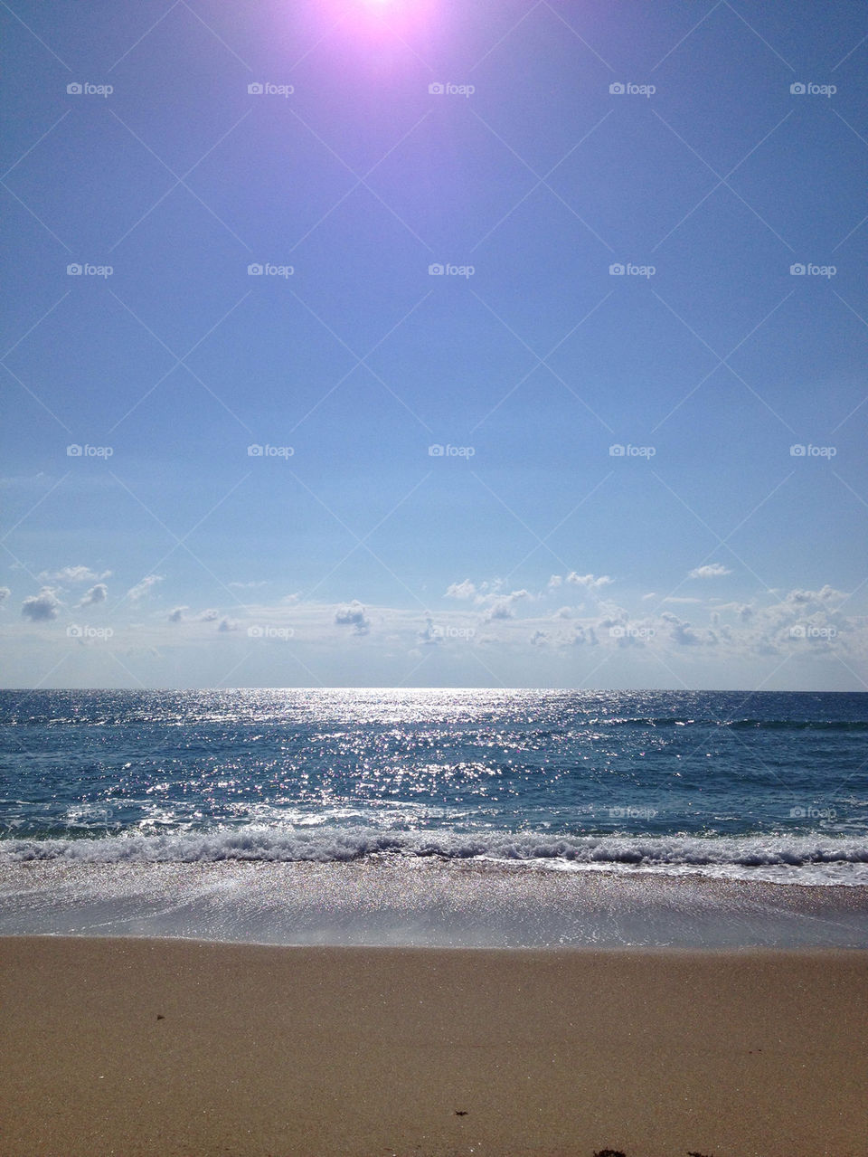 beach ocean sky blue by alisha