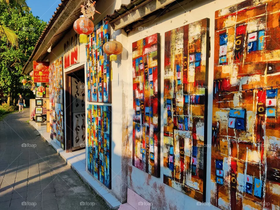 Random shop along the rice paddy field walk