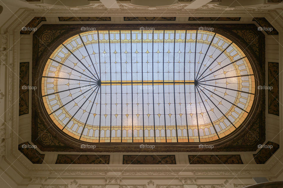 Looking up at the Fundacion Maphre