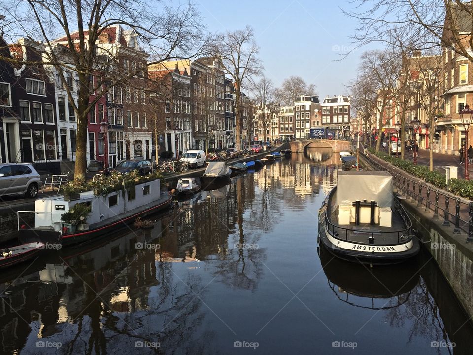 Amsterdam canal. Amsterdam canal