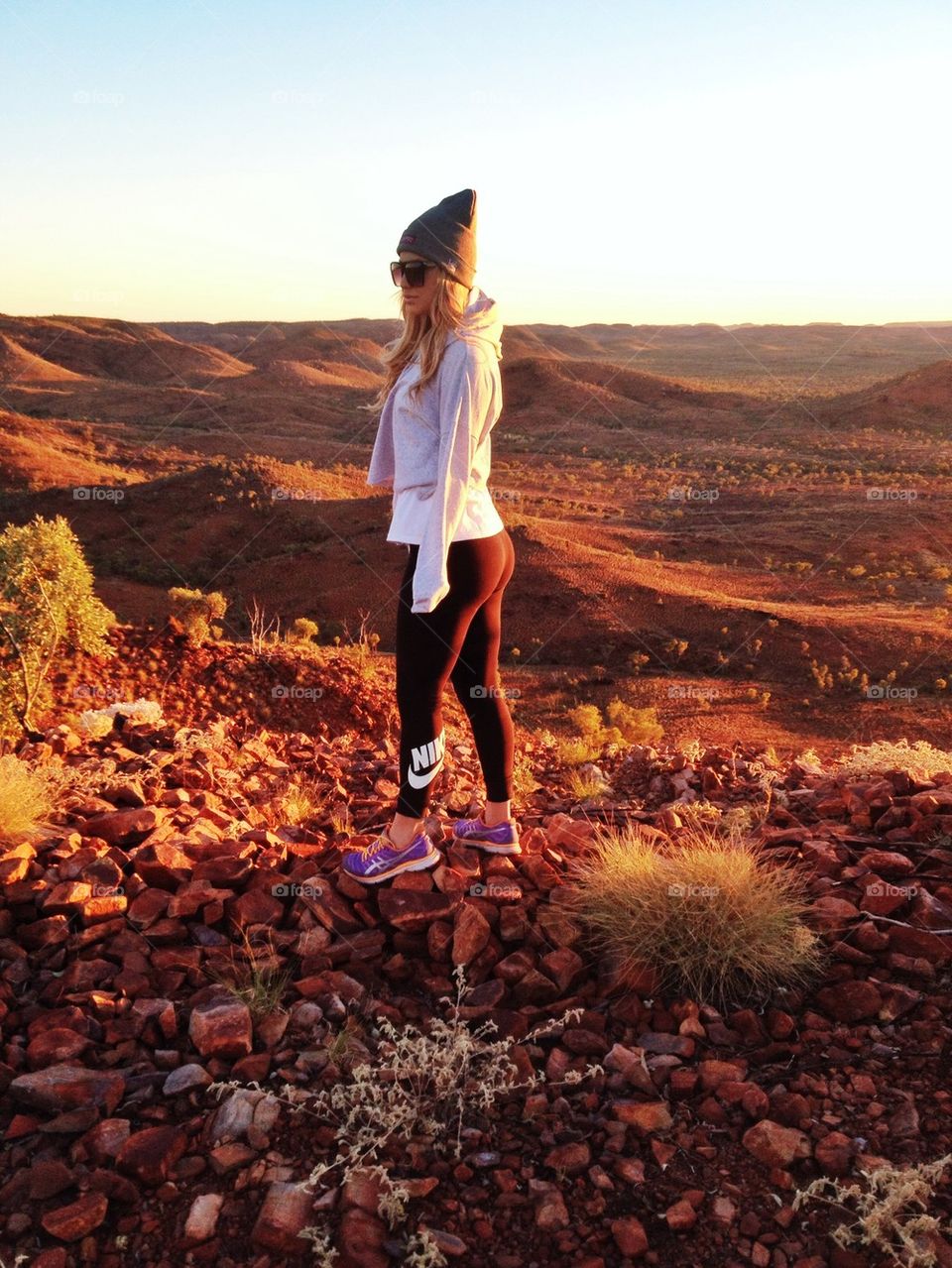 Sunrise over the outback