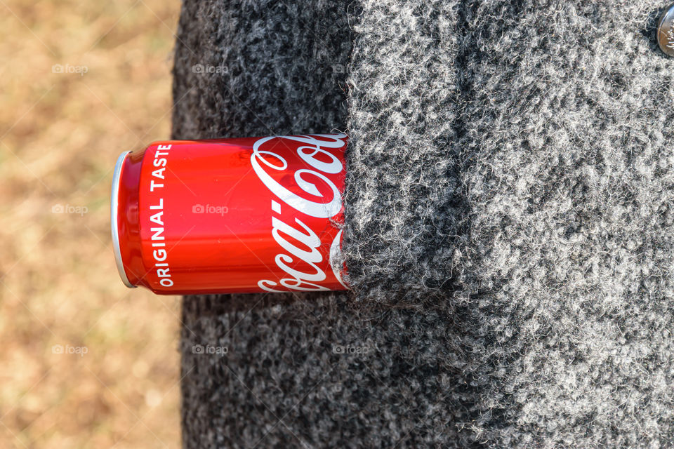 Coca-Cola  on pocket