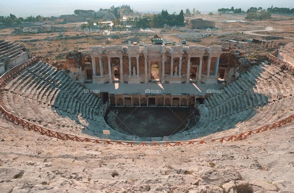 old coliseum from distance