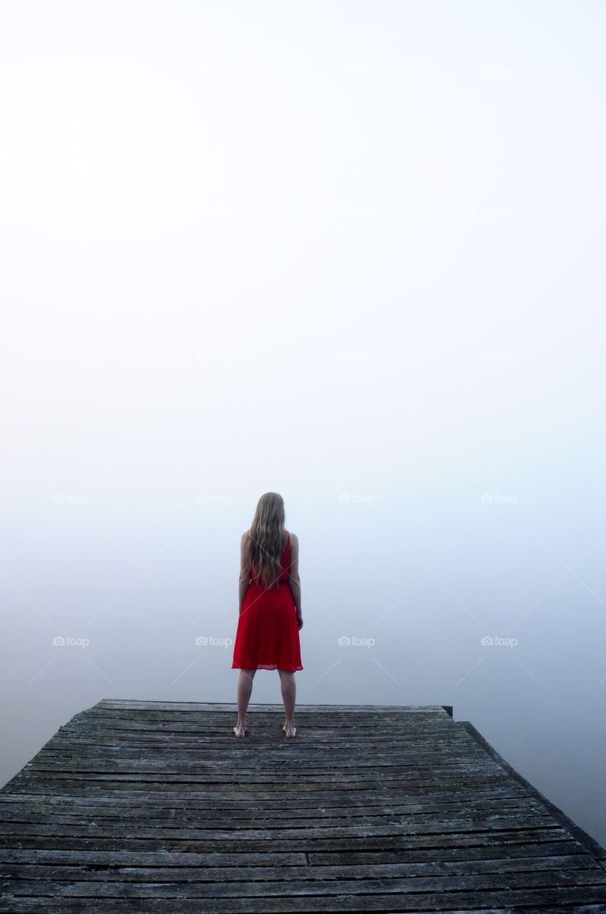 Girl, People, Landscape, Sea, Woman