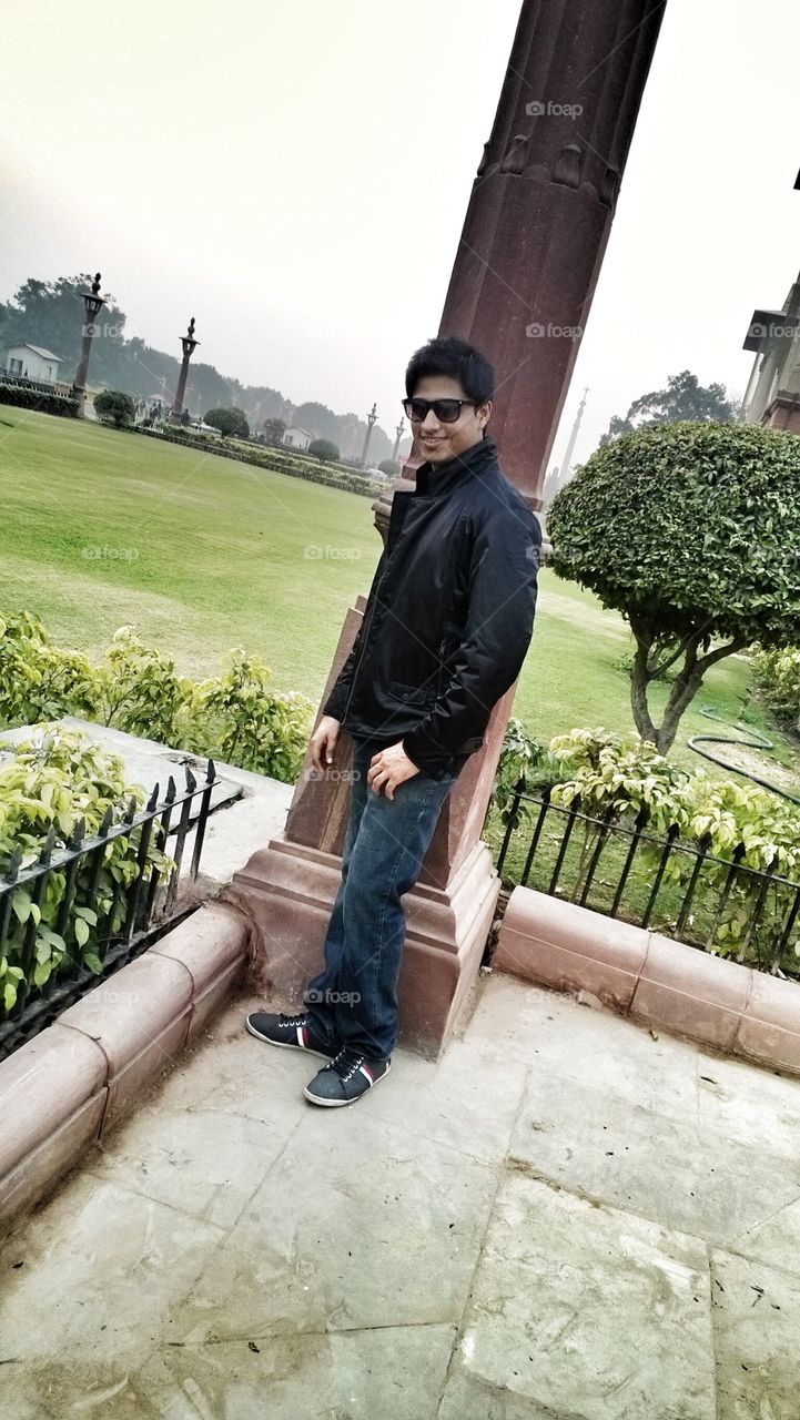 Portrait of young man