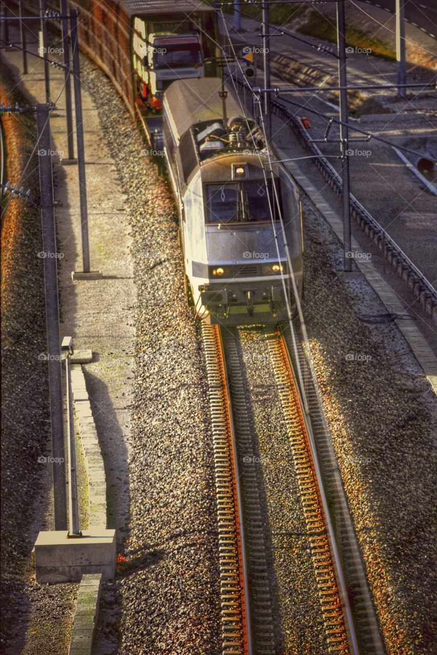 Train. Channel tunnel 