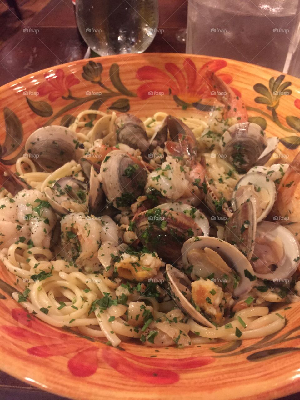 Eyes are bigger than Stomachs. After a great day out on the beach, it was nice to enjoy a yummy dinner (with the largest portions around!)