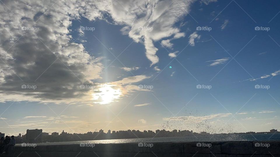 Sunset time ☀️🌥️