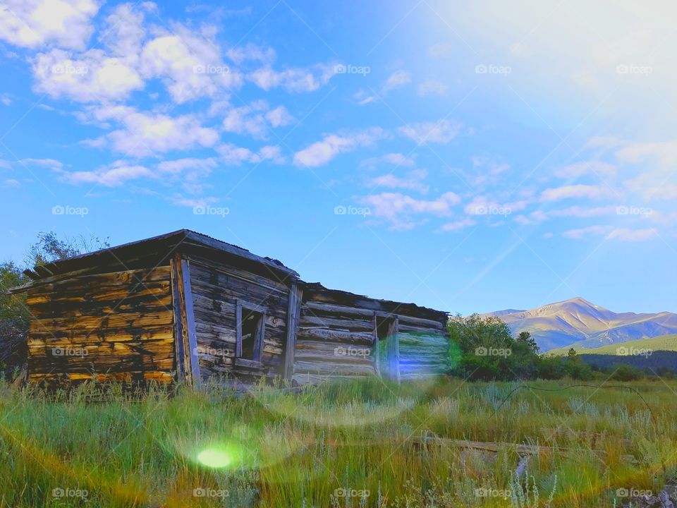 an old cabin in Colorado