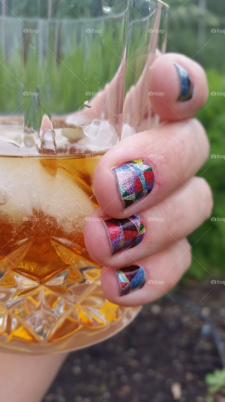 on the rocks with nails