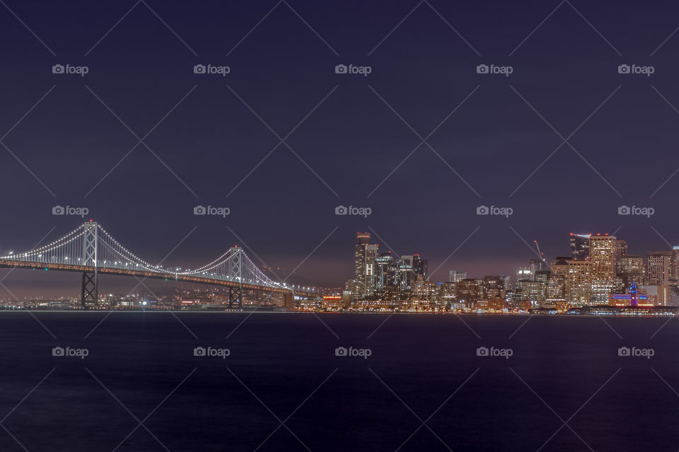 Bay Bridge at Night 