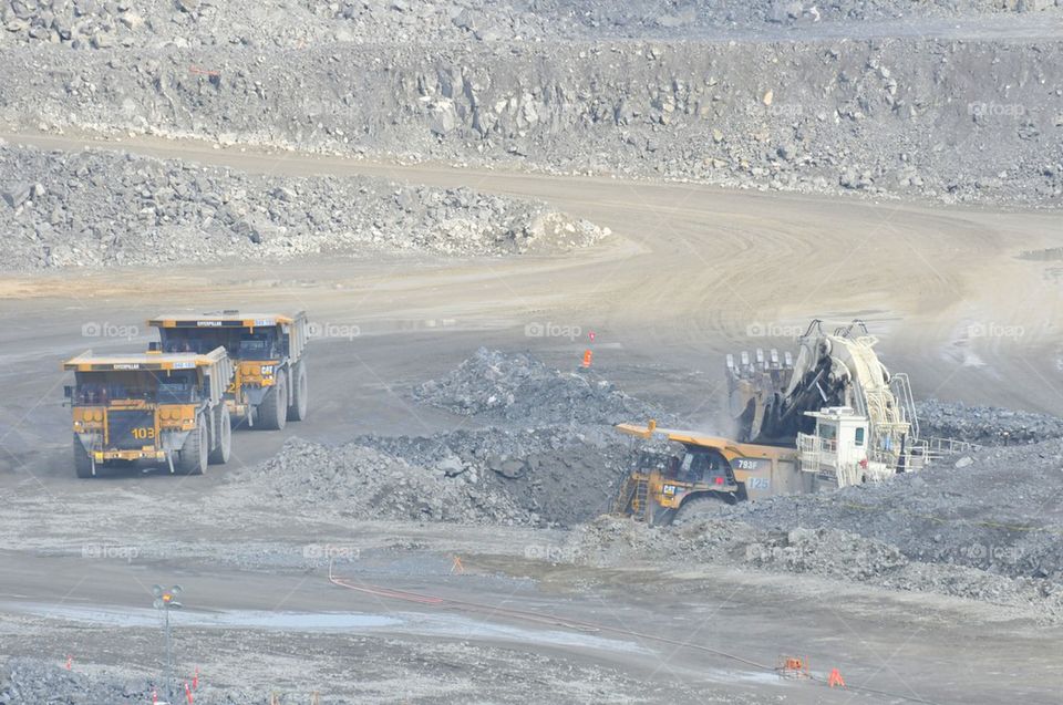 Gold mine exploitation