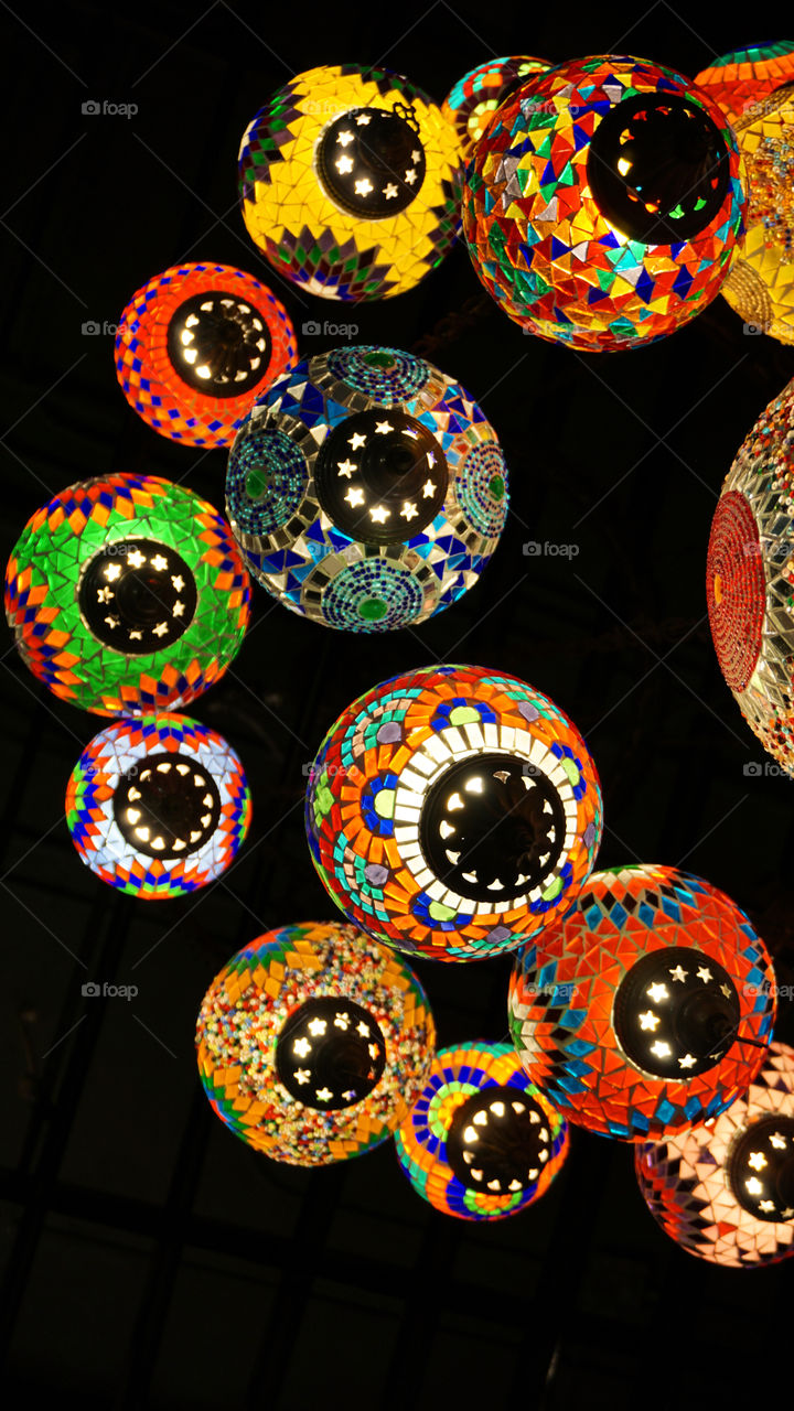 Colorful art lamp chandelier 