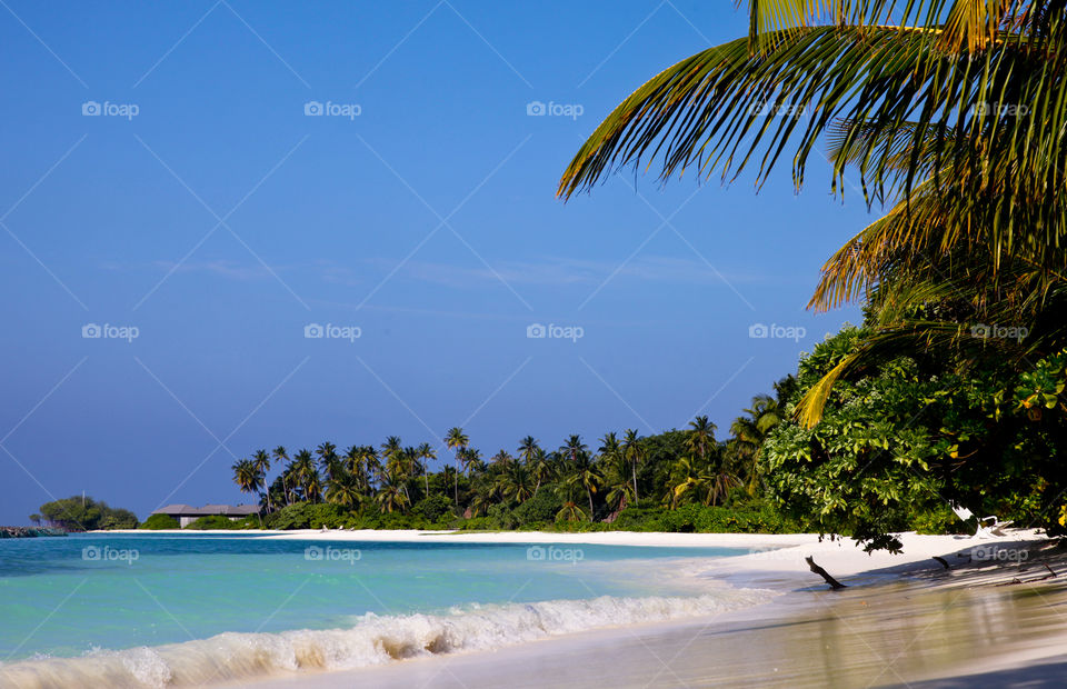 Scenic view of a island