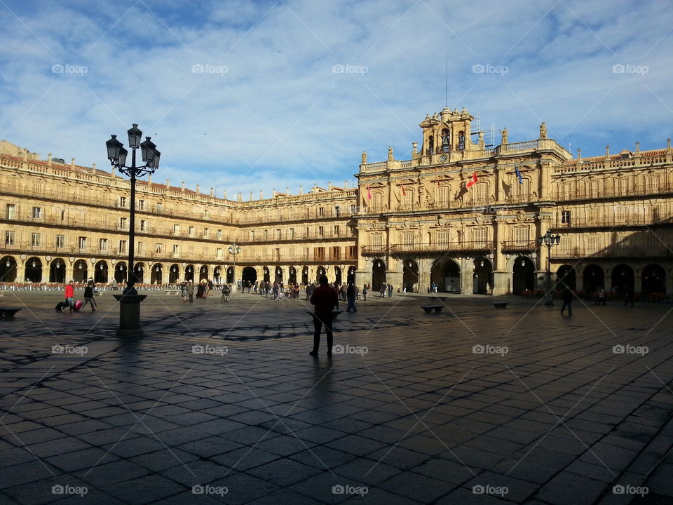 Plaza Mayor Salamanca . Spain