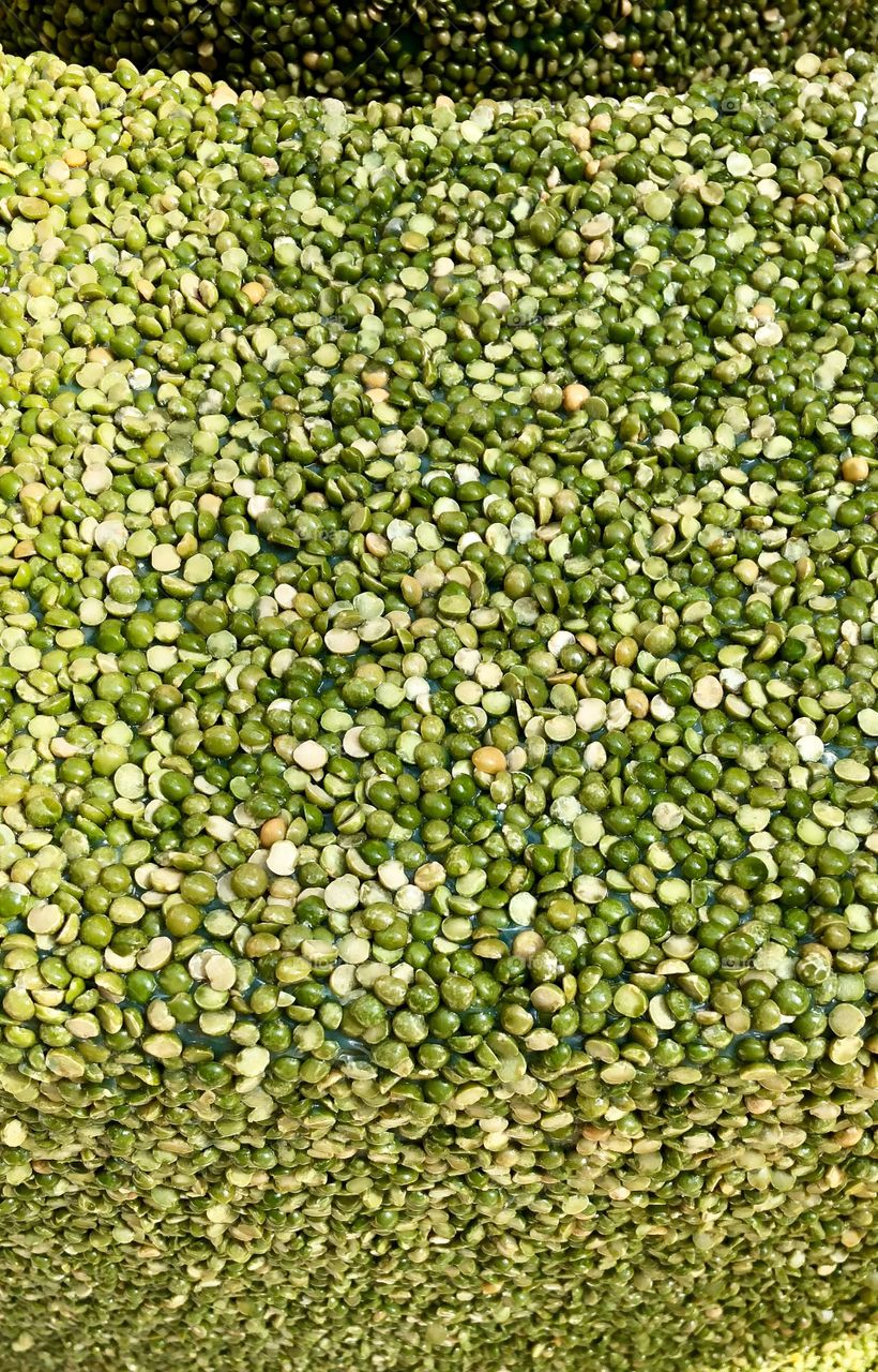 Cluster of dried peas