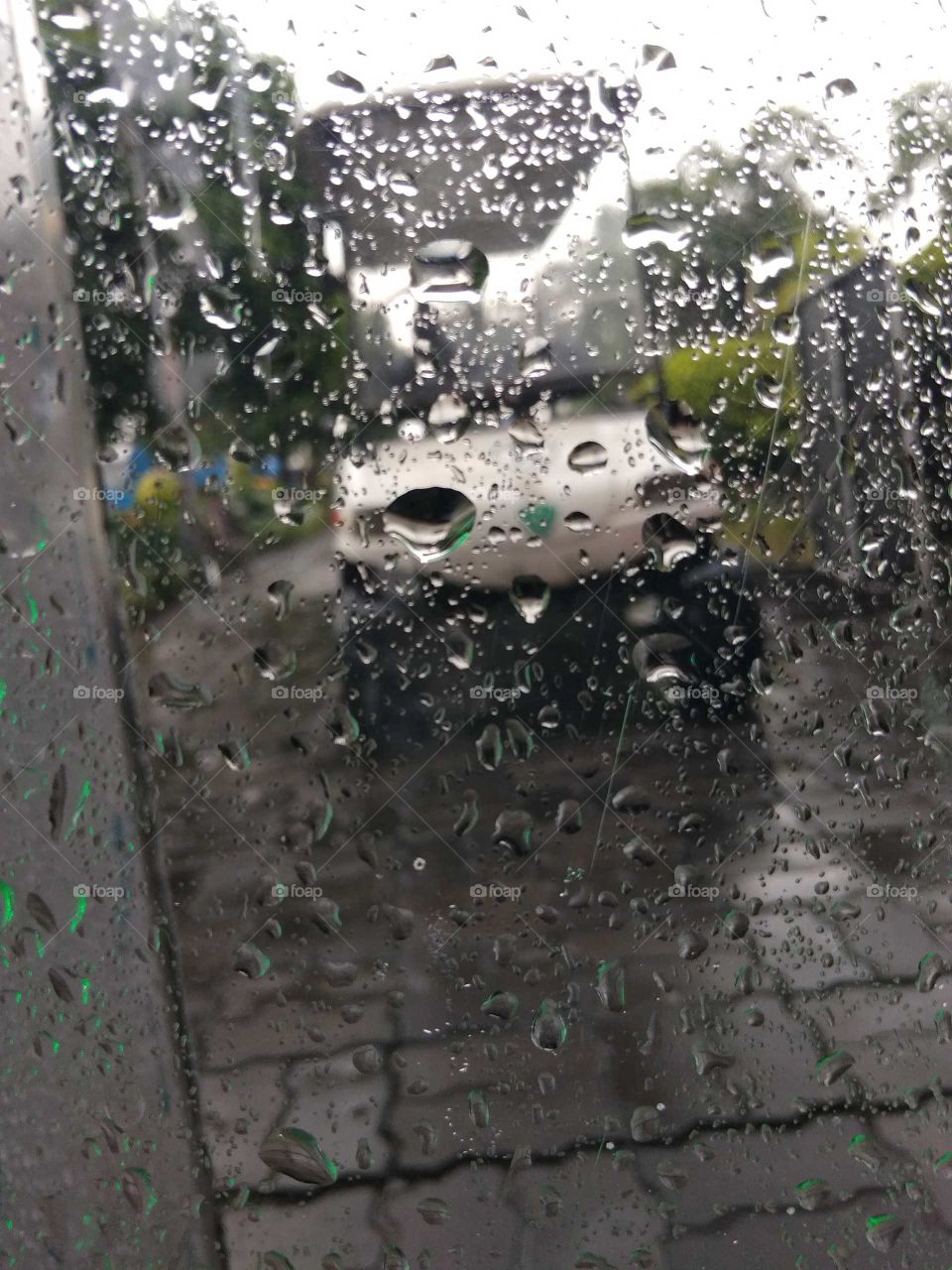 rainy drop in the texture