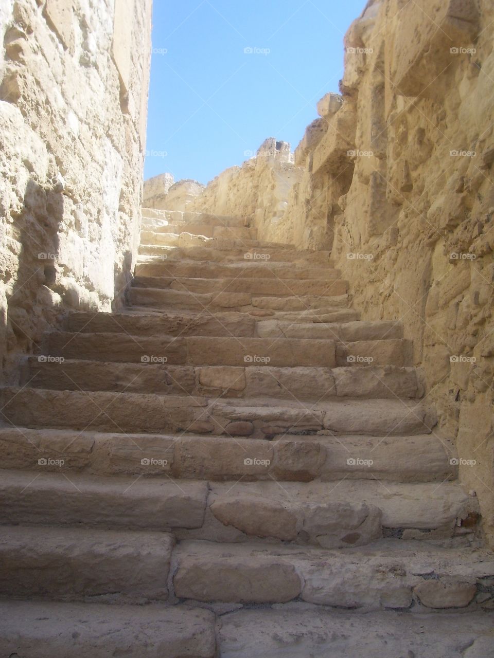 Old stairs in Cipro