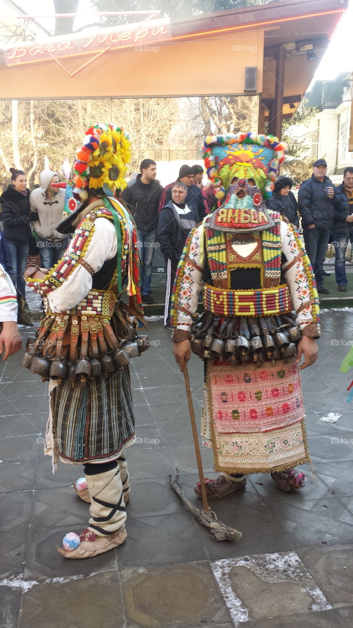 "Traditions are what binds us together and in this togetherness we live happily ever after." This is a masquerade in Southwest Bulgaria that happens at the beginning of every year.
