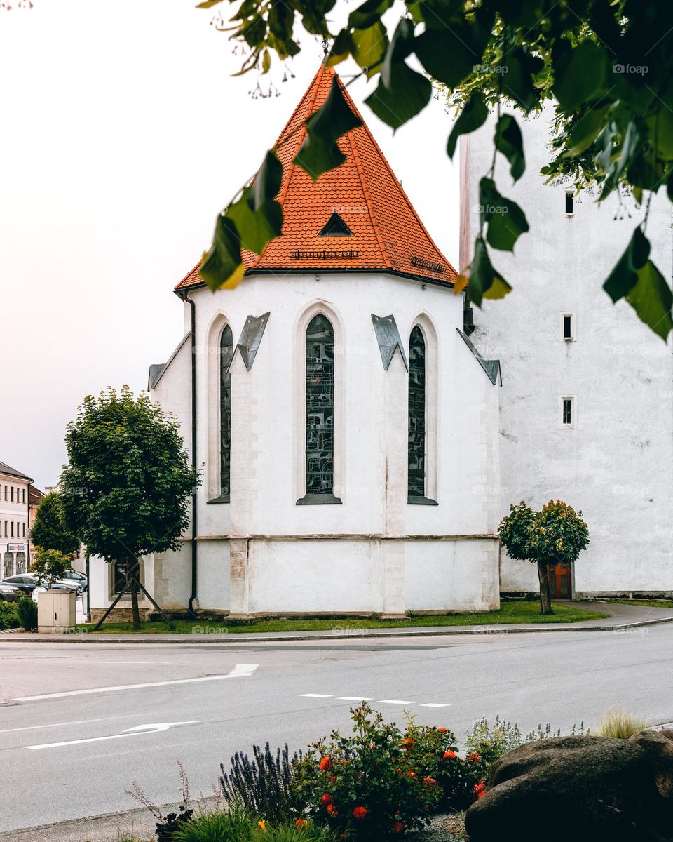 A white church in Austria