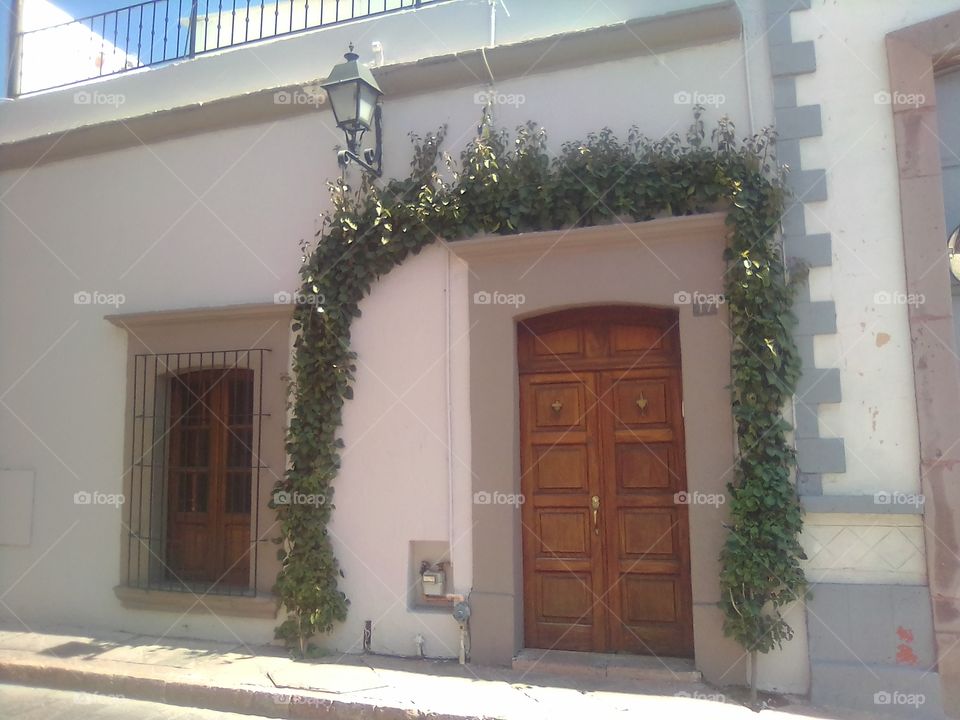 Typical door in Mexico