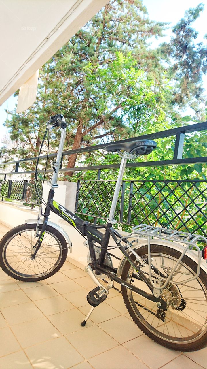 My Ride in My balkon