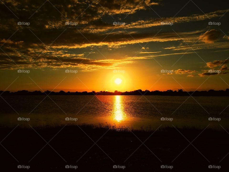 The end of a beautiful day 