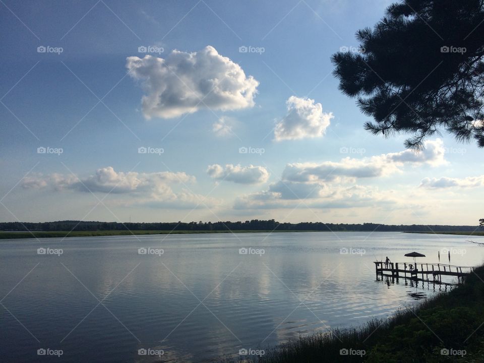 Water, Lake, Landscape, No Person, Reflection