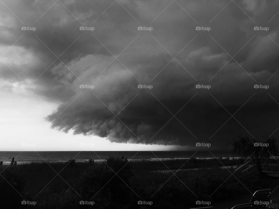 Thunder storm at myrtle beach 