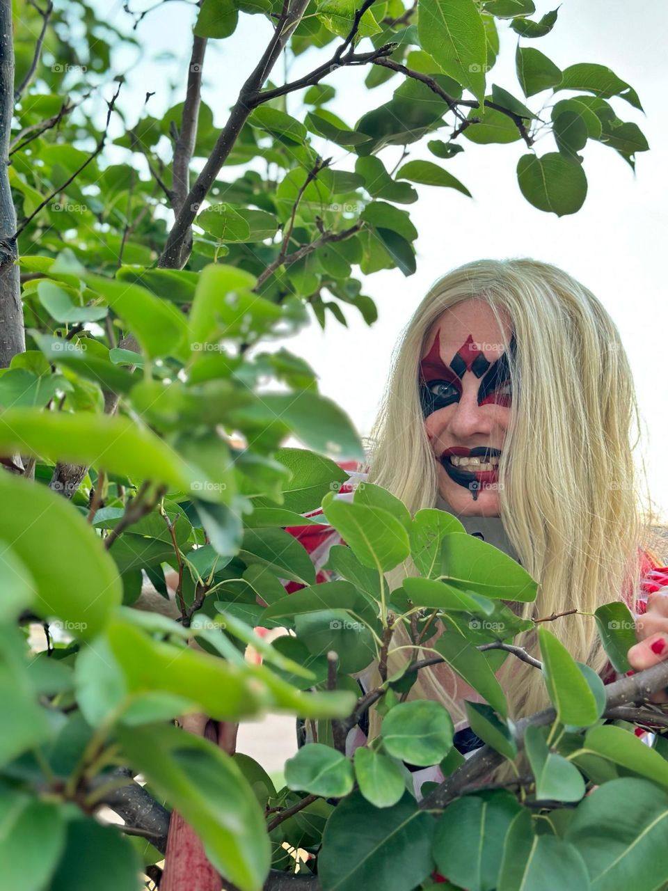 Showing her psycho tendencies face. Her eyes say it all. Pretty sure she was happy to let it out!