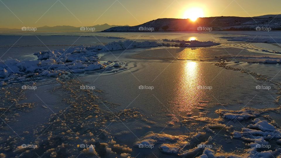Ice borne sunset