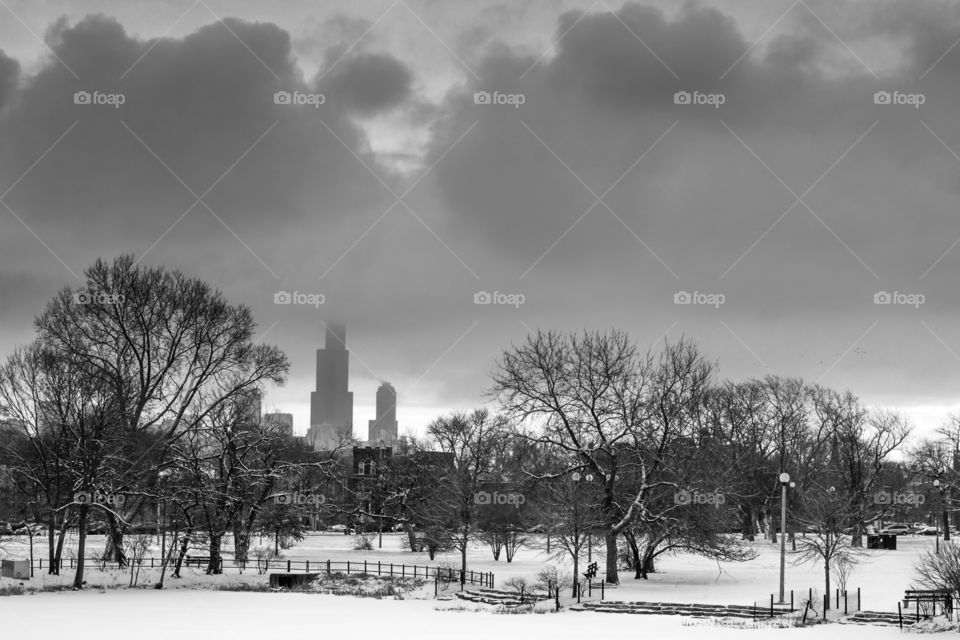 Misty Chicago Morning