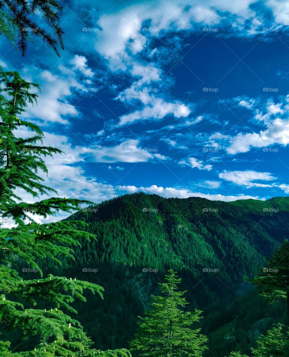 Himalayas beautiful scenic place