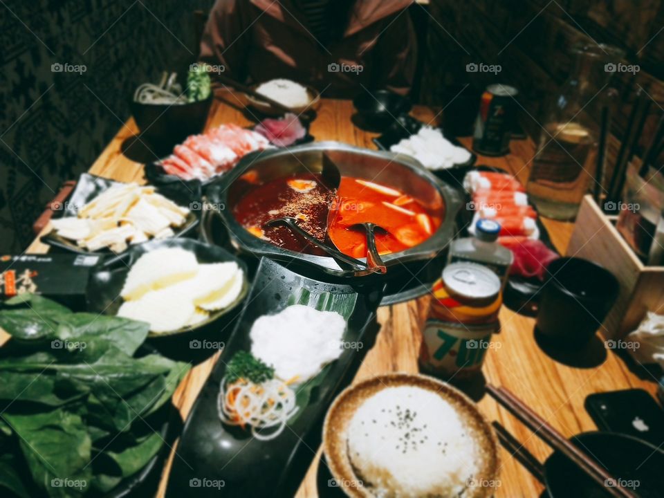 The hotpot of Chinese life style