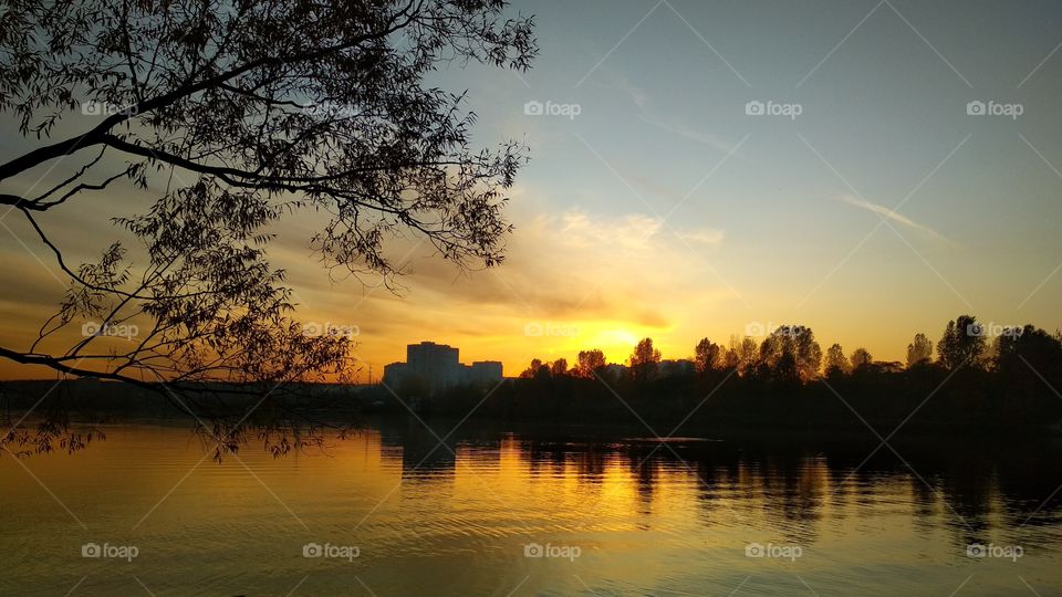 Evening on the river