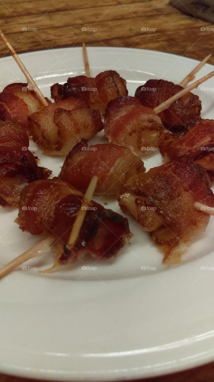 Bacon Wrapped Scallops