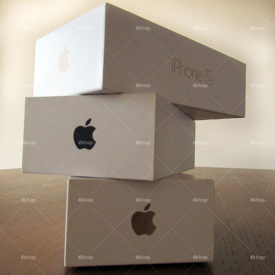 iPhone boxes